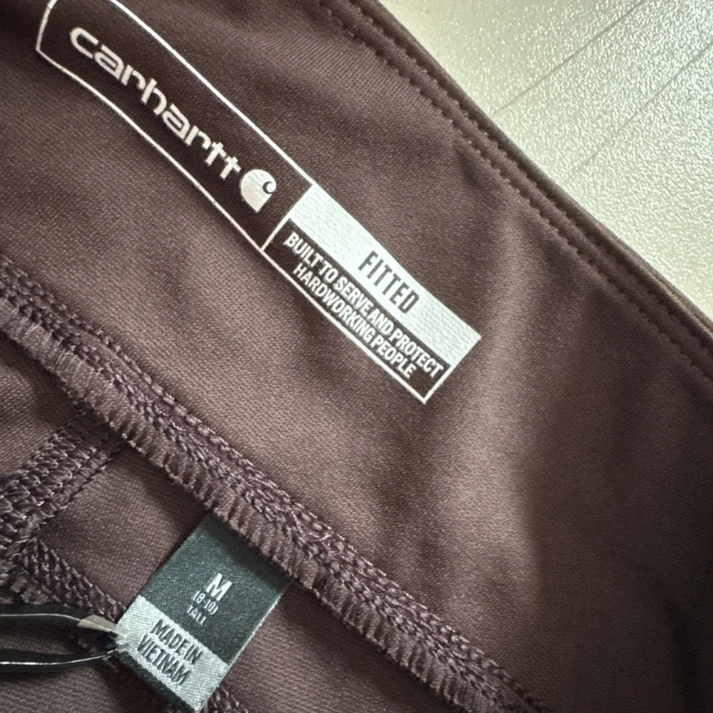 Carhartt Force Fitted Legging Women Medium Tall 30x30 Blackberry Utility Comfort
